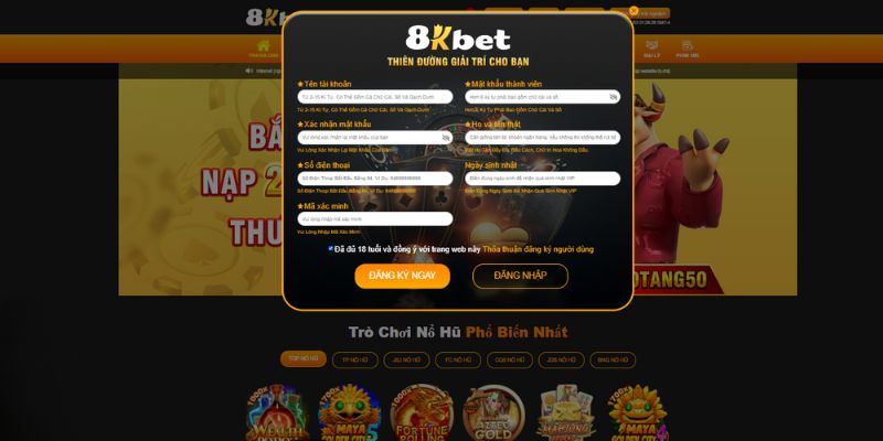 Hướng dẫn tham gia đặt cược tại 8KBET bạn nên biết 